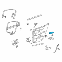 OEM 2015 Lexus LS460 Lamp Assembly, Interior Diagram - 81080-50100