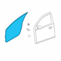 OEM 2018 Nissan Versa Note Weatherstrip-Front Door, RH Diagram - 80830-3WC0A
