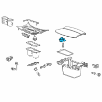 OEM 2016 Buick Envision Latch Diagram - 23462407