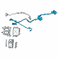 OEM 2022 Ford Police Interceptor Utility Cable Diagram - L1MZ-14290-Y