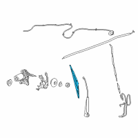 OEM 2016 Ford Transit Connect Rear Blade Diagram - GT1Z-17528-CA