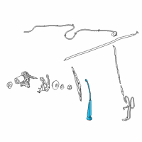 OEM 2017 Ford Transit Connect Rear Arm Diagram - DT1Z-17526-A