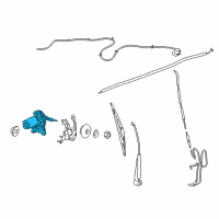 OEM 2017 Ford Transit Connect Rear Motor Diagram - DV6Z-17508-B