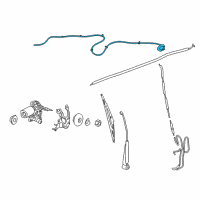 OEM 2021 Ford Transit Connect Front Hose Diagram - DT1Z-17A605-C