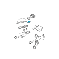 OEM 1998 Mercury Mystique Air Intake Temperature Sensor Diagram - F5AZ-12A697-A