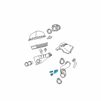 OEM 2011 Mercury Grand Marquis PCV Hose Diagram - 5W7Z-6758-BA