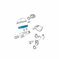 OEM 2003 Mercury Marauder Filter Element Diagram - 3W3Z-9601-CA