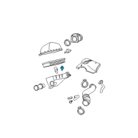 OEM Mercury Grand Marquis Air Cleaner Assembly Insulator Diagram - 6W7Z-9P686-BA