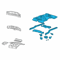 OEM Mercury Sable Rear Floor Pan Diagram - 3F1Z-5411215-AA