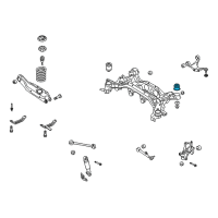 OEM 2010 Hyundai Veracruz Bushing-Crossmember Diagram - 55428-3J100