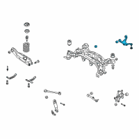 OEM Hyundai Veracruz Arm Assembly-Rear Upper, LH Diagram - 55230-3J100