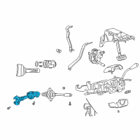 OEM Dodge Durango Intermediate Shaft Diagram - 55351246AA