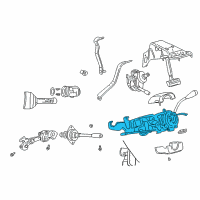 OEM 2003 Dodge Dakota Column-Steering Diagram - 4690662AH