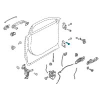 OEM 2016 Lincoln MKT Lower Hinge Bolt Diagram - -W713971-S439