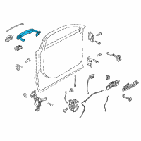 OEM 2019 Lincoln MKT Handle, Outside Diagram - DA5Z-5422404-AAPTM