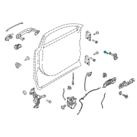 OEM Lincoln MKT Door Check Bolt Diagram - -W713956-S439