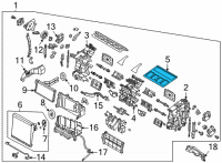 OEM 1994 Hyundai Sonata Engine Support Bracket, Front Diagram - 21610-28400