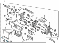 OEM 1994 Hyundai Elantra Transaxle Mounting Bracket Assembly Diagram - 45210-36570