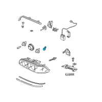 OEM BMW M6 Bulb Yellow Diagram - 63-21-7-160-900