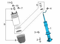 OEM 2021 GMC Yukon Strut Diagram - 84741580