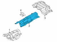 OEM 2022 Ford Maverick HEAT SHIELD Diagram - NZ6Z-6011434-B