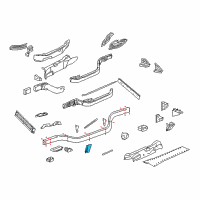 OEM 2005 Chevrolet Corvette Shock Bracket Diagram - 10406522