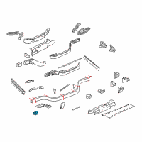 OEM 2011 Chevrolet Corvette Mount Bracket Diagram - 10260651