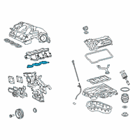 OEM 2016 Lexus RX350 Gasket, Intake Manifold Diagram - 17177-0P030