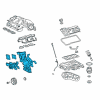 OEM 2018 Lexus RX350 Cover Assy, Timing Chain Diagram - 11310-0P050