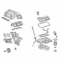 OEM Lexus ES350 Guide, Oil Level Gag Diagram - 11452-31210