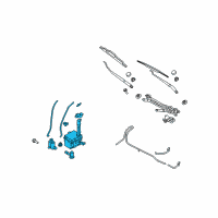 OEM 2008 Kia Rondo Reservoir & Pump Assembly Diagram - 986101D100DS