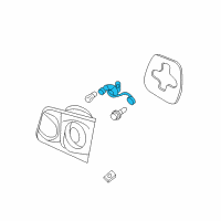 OEM 2008 Kia Optima Bulb Holder & Wiring Assembly Diagram - 924522G000