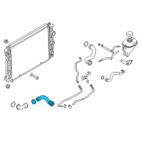 OEM 2019 Infiniti Q50 Hose-Radiator, Upper Diagram - 21501-4GD0A