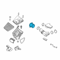 OEM 2011 Hyundai Genesis Sensor Assembly-Air Flow Diagram - 28164-3F100