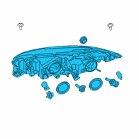 OEM 2021 Ford Transit Connect Composite Assembly Diagram - KT1Z-13008-S