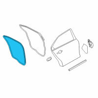 OEM Ford Police Interceptor Sedan Weatherstrip On Body Diagram - AG1Z-54253A10-AA