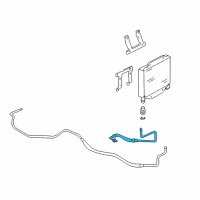 OEM 1993 Chevrolet K3500 Hose Asm-Trans Oil Auxiliary Cooler Inlet Diagram - 15990597