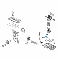 OEM Ford Fusion Oil Feed Tube Diagram - 6M8Z-6622-AA