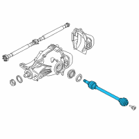 OEM 2022 BMW 740i Rear Right Cv Axle Shaft Diagram - 33-20-8-639-456