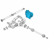 OEM 2017 BMW 740i xDrive COVER, REAR Diagram - 33-11-8-638-081