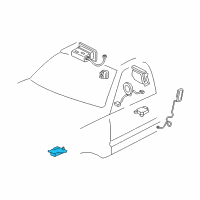 OEM Cadillac Escalade EXT Front Sensor Diagram - 15057506