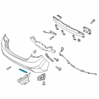 OEM 2013 Hyundai Elantra Reflector/Reflex Assembly-Rear RH Diagram - 92406-3X000
