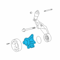 OEM 2004 Toyota Celica Water Pump Assembly Diagram - 16100-29145