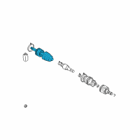 OEM 2005 Chrysler Sebring FLANGE-Outer Cv Joint Diagram - MR446051