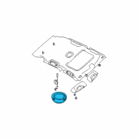 OEM Chrysler Lamp-Dome Diagram - JV76MF1