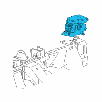 OEM 2003 Ford F-150 ABS Control Module Diagram - 1L3Z2C219AA