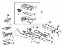 OEM 2022 Buick Encore GX Shift Indicator Diagram - 42721717