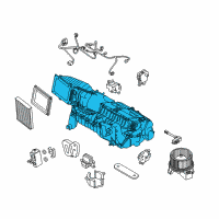 OEM 2013 Ford Mustang Evaporator Assembly Diagram - DR3Z-19850-C