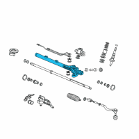 OEM 2005 Honda Accord Housing Sub-Assy., Steering Rack Diagram - 53608-SDA-A01