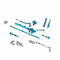OEM Honda Accord Gear Box, Power Steering (Driver Side) Diagram - 53601-SDA-A05